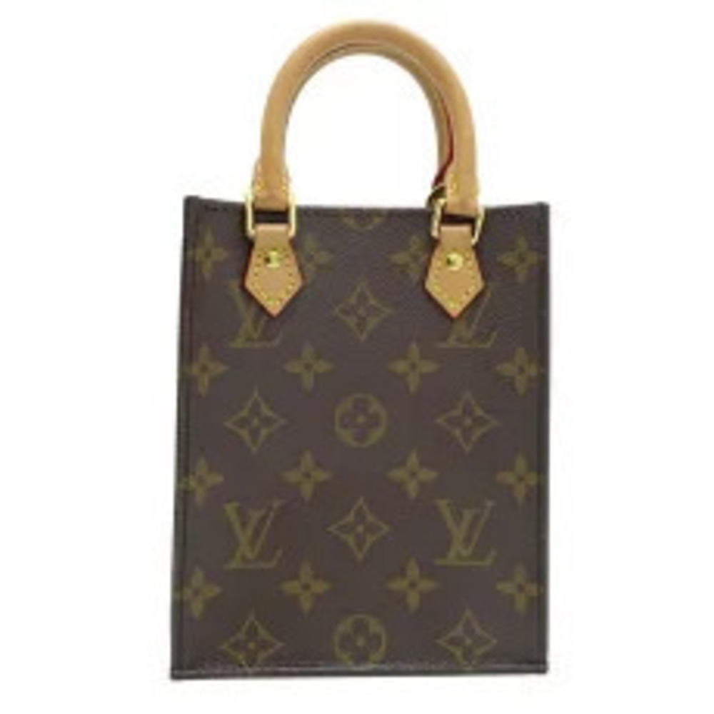Louis Vuitton Handbag Brown Sac Plat Monogram Brown